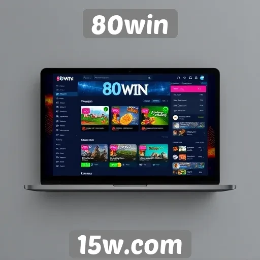 Análise da interface do usuário no site 80win