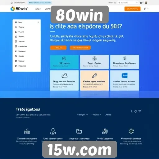 Análise das funcionalidades interativas do site 80win
